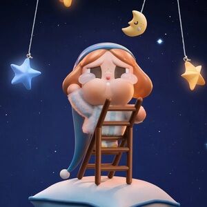 Popmart Crying To The Moon Series Figures The Moon Catcher